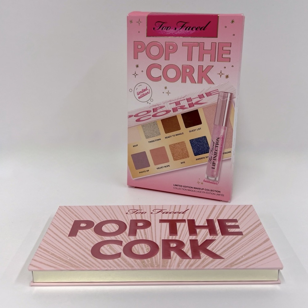 New Too Faced “Pop the Cork” Eyeshadow & Highlight Palette - Without Lip Plumper